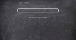Desktop Screenshot of cyrusoft.com